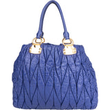 Miu Miu Quilted Patent Leather Handbag