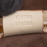 Gucci GG Leather Monogram Horsebit Handbag