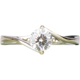 0.5 Carat 750er Gold Ring (50)