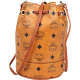 MCM Visetos Monogram Bucket Crossbody Bag