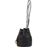 Chanel Caviar Leather CC Drawstring Bucket Crossbody Bag