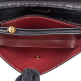 Chanel Quilted Lambskin 24K Gold Single Flap Shoulder Bag