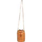 MCM Visetos Monogram Bucket Crossbody Bag
