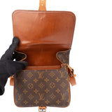 Louis Viitton Canvas Monogram Cartouchiere MM Crossbody Bag
