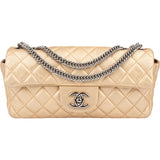 Chanel Quilted Lambskin Single Flap Shoulder Bag