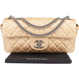 Chanel Quilted Lambskin Single Flap Shoulder Bag