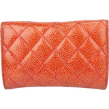 Chanel Quilted Patent Leather CC Wallet