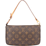 Louis Vuitton Canvas Monogram Pochette Accessoire Handbag
