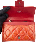 Chanel Quilted Patent Leather CC Wallet