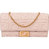 Fendi Quilted FF Monogram Wallet On Chain Crossbody Bag