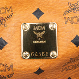 MCM Visetos Monogram Boston Handbag