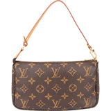 Louis Vuitton Canvas Monogram Pochette Accessoire Handbag