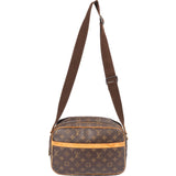 Louis Vuitton Canvas Monogram Reporter PM Crossbody Bag