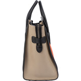 Céline Tricolor Leather Luggage Handbag