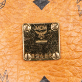 MCM Visetos Monogram Boston Handbag