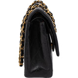 Chanel Quilted Lambskin 24K Gold Medium Double Flap Crossbody Bag