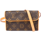 Louis Vuitton Canvas Monogram Pochette Florentine Waist Bum Bag