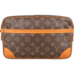 Louis Vuitton Canvas Monogram Compiegne 28 Clutch - vintageandkickz