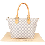 Louis Vuitton Damier Azur Monogram Saleya PM Handbag