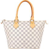 Louis Vuitton Damier Azur Monogram Saleya PM Handbag