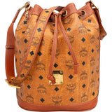 MCM Visetos Monogram Bucket Crossbody Bag