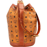 MCM Visetos Monogram Bucket Crossbody Bag