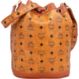 MCM Visetos Monogram Bucket Crossbody Bag