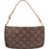 Louis Vuitton Canvas Monogram Pochette Accessoire Handbag
