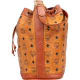 MCM Visetos Monogram Bucket Crossbody Bag