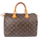 Louis Vuitton Canvas Monogram Speedy 30 Handbag