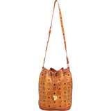 MCM Visetos Monogram Bucket Crossbody Bag