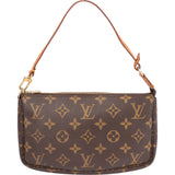 Louis Vuitton Canvas Monogram Pochette Accessoire Handbag