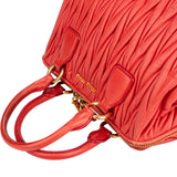 Miu Miu Pink Quilted Matelasse Handbag