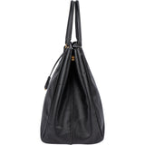 Prada Black Saffiano Leather Galleria Handbag