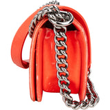 Chanel Quilted Velvet Boy Single Flap Crossbody Bag