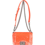 Chanel Quilted Velvet Boy Single Flap Crossbody Bag