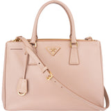 Prada Rose Saffiano Leather Galleria Handbag