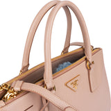 Prada Rose Saffiano Leather Galleria Handbag
