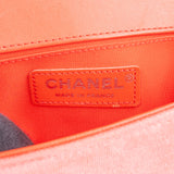 Chanel Quilted Velvet Boy Single Flap Crossbody Bag