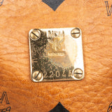 MCM Visetos Monogram Boston Handbag