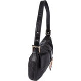 Fendi Limited Leather FF Buckle Baguette Handbag