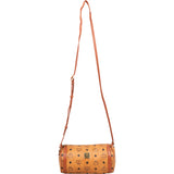 MCM Visetos Monogram Bowling Crossbody Bag