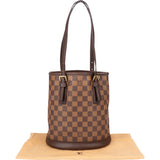 Louis Vuitton Damier Ebene Monogram Bucket PM Handbag
