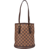 Louis Vuitton Damier Ebene Monogram Bucket PM Handbag