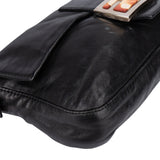 Fendi Limited Leather FF Buckle Baguette Handbag