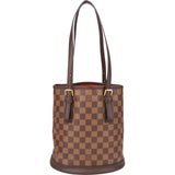Louis Vuitton Damier Ebene Monogram Bucket PM Handbag