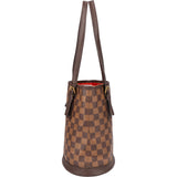 Louis Vuitton Damier Ebene Monogram Bucket PM Handbag