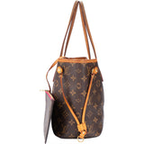 Louis Vuitton Canvas Monogram Neverfull PM Handbag