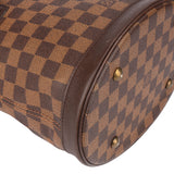 Louis Vuitton Damier Ebene Monogram Bucket PM Handbag