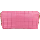 Chanel Quilted Lambskin 24K Gold Chocolate Bar Single Flap Shoulder Bag